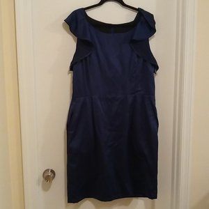 3/$15 Gorgeous handmade navy blue dress